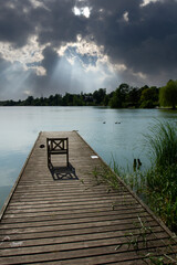Fototapeta premium Søllerød Lake - Søllerød Sø in Rudersdal Municipality Denmark