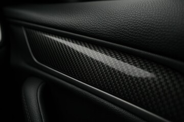 Of carbon fiber interior detail luxury vehicle automotive environment high-detail perspective