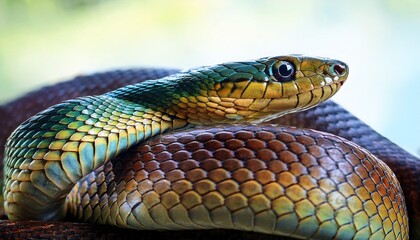 Fototapeta premium Close Up Of A Snake