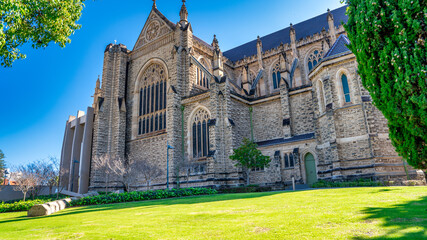 Fototapeta premium St Mary's Cathedral on a sunny day, Perth