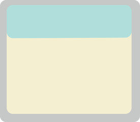 Minimalist Abstract Frame with Soft Colors