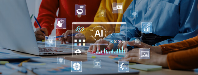 A user interface for a generative AI platform. This technology uses machine learning to create new digital content, automate tasks, and provide intelligent solutions. Fermion