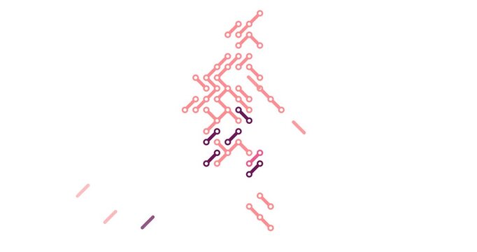 Technology Focused Diagonal Animation of Myanmar Map