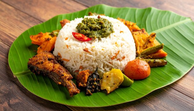 Odisha Pakhala Bhata Fermented Rice. Traditional Indian Food