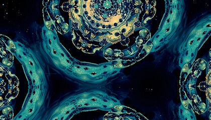 Celestial Abstract Mandala Design