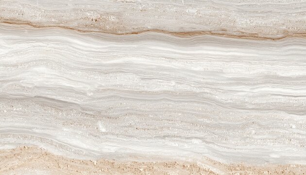 Elegant Travertine Texture, Seamless Stone Surface with Beige and White Patterns for Stylish Decor