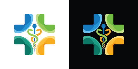 pharmacy and health logo design inspiration