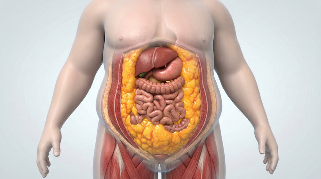 Obesity and Visceral Fat: Internal Organs and Health Risks