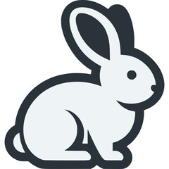 Obraz premium Rabbit Icon Vector
