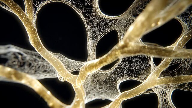 Organic Structure and Cellular Network: Exploring Biological Texture and Connectivity Patterns Through Macro Photography