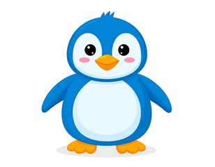 Obraz premium Adorable Cartoon Penguin Character Illustration.