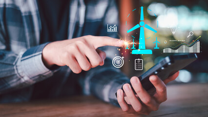 growth of renewable energy business through digital technology, data-driven decisions, and clean energy innovation, supporting sustainable economic growth and long-term environmental responsibility.