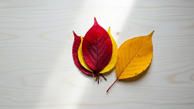 Autumn Leaves Arrangement - Vibrant Colors and Natural Beauty.