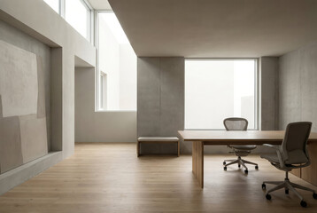 Fototapeta premium Minimal Office Interior