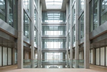 Obraz premium Glass Atrium Architecture