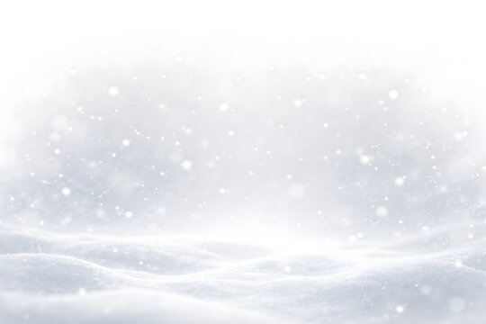 Soft matte snow overlay with delicate falling flakes for digital artwork