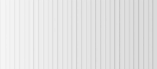 Obraz premium Minimal white background with vertical thin line pattern.