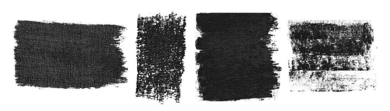 Black grunge ink stamp texture effect
