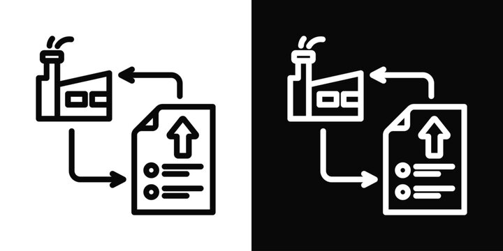 Replacement Icon White And Black Background Style