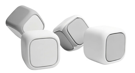 Four modern cubic gadgets with rounded edges