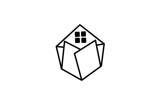 real estate concept Book house