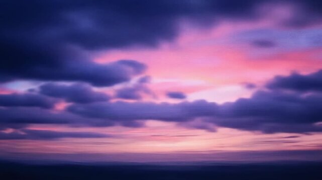 Dramatic sky with cloud formations and color gradient background