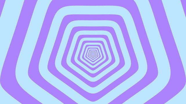 Pentagon Warp 4K Seamless Loop Abstract Motion Background for Futuristic and Stylish Design