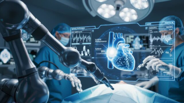 Surgeons Perform Robotic Heart Surgery With Advanced Medical Technology