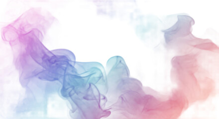 Fototapeta premium Soft Blended Color Smoke Fog Abstract Background