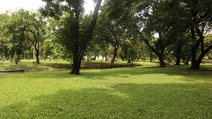 Obraz premium A Famous Park in Bangkok