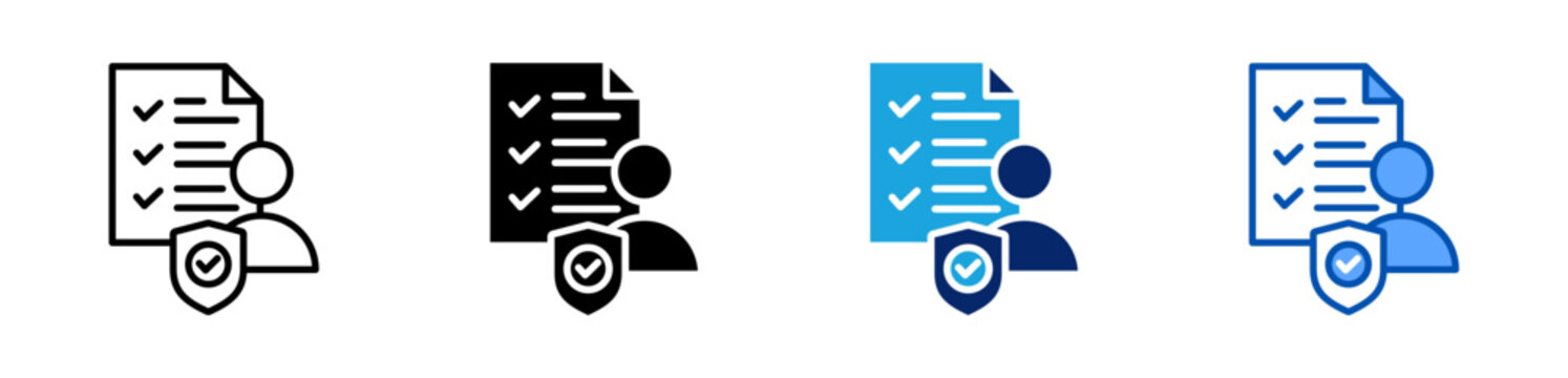 protocol icon set multiple style collection