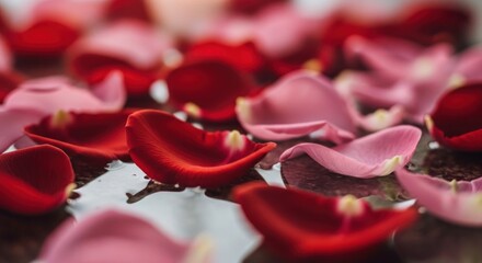 rose petals background