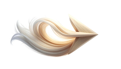 Fototapeta premium Origami Paper Boat with Smooth Curves.