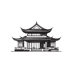 Fototapeta premium pavilion in chinese style