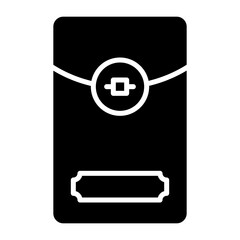 Chinese Red Envelope Icon With Gold Coin Symbol Lunar New Year Tradition