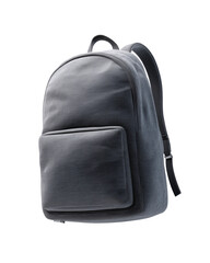 Fototapeta premium A sleek, modern backpack floats against a minimalist backdrop, symbolizing travel, adventure, and daily urban life.