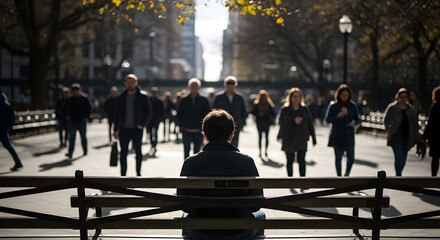 Modern Loneliness In Public Space