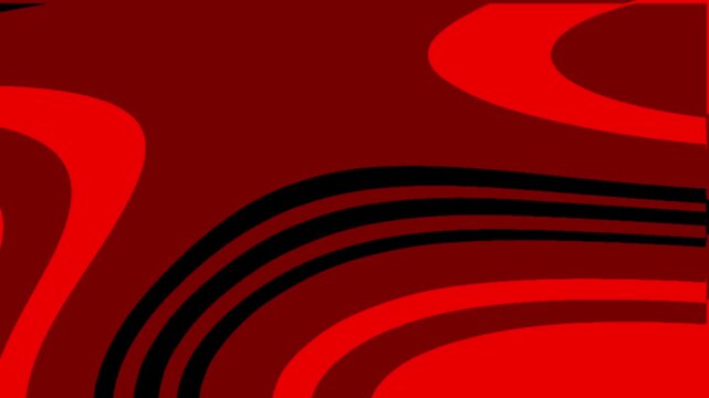 Red abstract background with glowing flowing lines and wave patterns