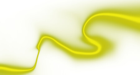 Neon shiny lines png. Glowing yellow lines on transparent background.