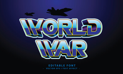 World War Military Bold Text Effect
