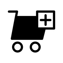Add Cart Icon Vector Symbol Design Illustration
