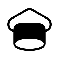 Graduation Cap Icon Vector Symbol Design Illustration