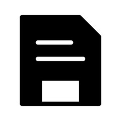 Floppy Disk Icon Vector Symbol Design Illustration