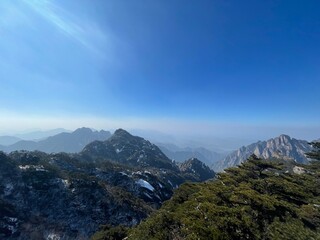 Obraz premium mountains and clouds