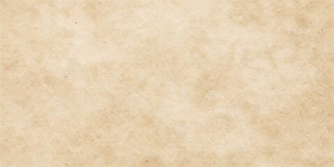 Obraz premium Aged vintage parchment paper with a stained grunge texture and worn sepia surface creates a blank antique background for retro design