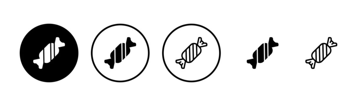 Candy icon logo design. candy sign and symbol.