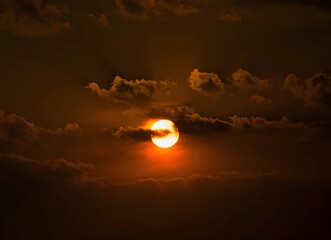 Fototapeta premium golden hour glow: chasing the horizon