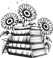 Sunflower Design clipart vector