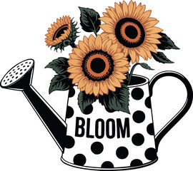 Sunflower Design clipart vector