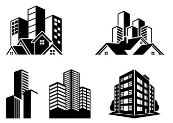 city buildings vector